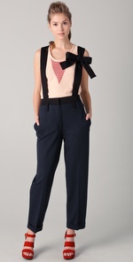 Sonia by Sonia Rykiel Straight Leg Overalls