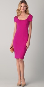 kevork Kiledjlan Cap sleeve Dress