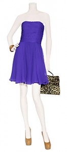 Halston Heritage Violet Swing Dress
