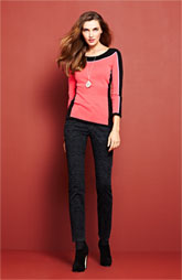 Ni & Zoe Sweater & NYDJ "Sheri" Zebra Print jeans
